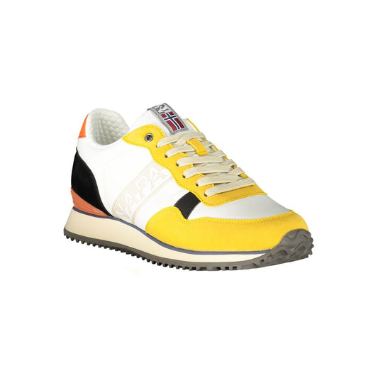 Napapijri Yellow Polyester Athletic Sneakers