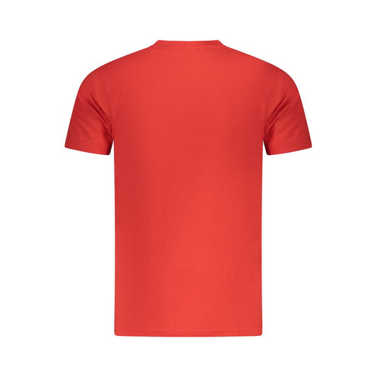 Cavalli Class Red Cotton Men T-Shirt