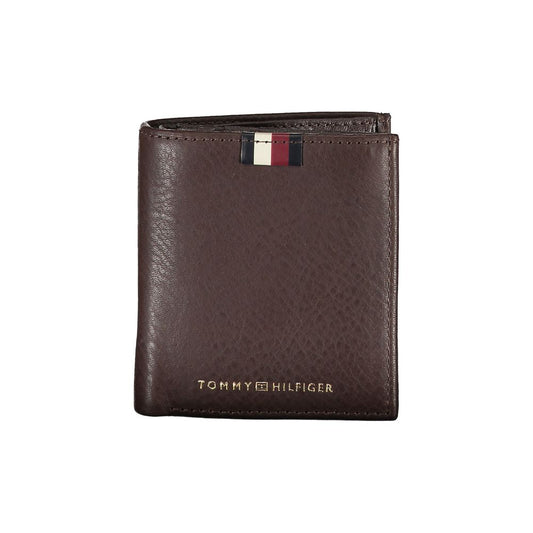 Tommy Hilfiger Braunes Leder Portemonnaie
