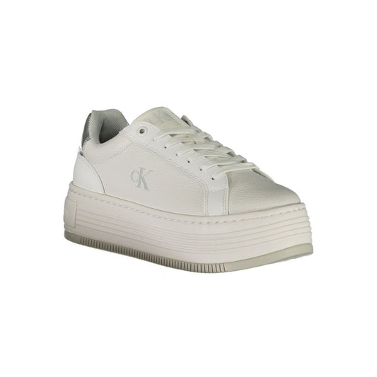 Calvin Klein White Leather Women Sneaker