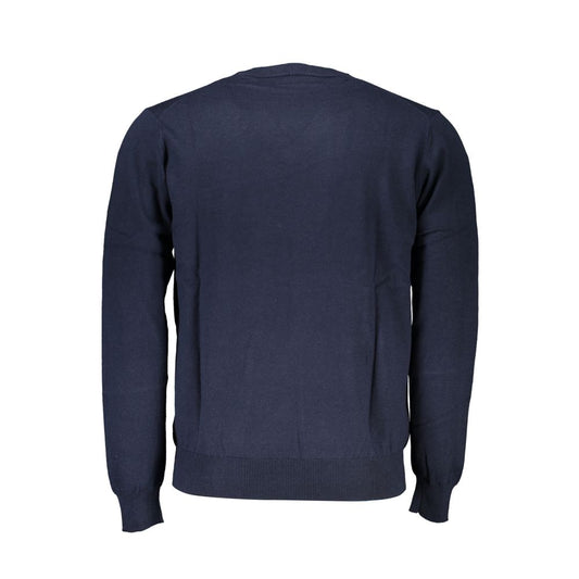 Harmont & Blaine Blue Cotton Men Sweater