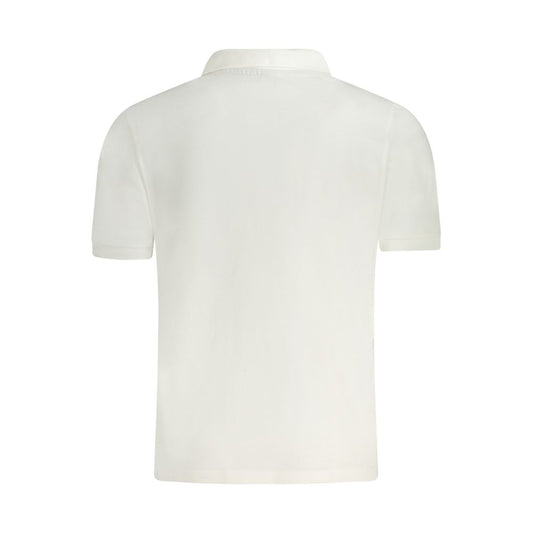North Sails White Cotton Men Polo Shirt