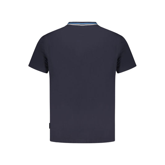 Napapijri Blu Organic Cotton Men's T-Shirt