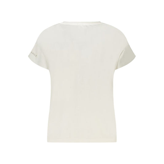 North Sails White Cotton Women T-Shirt