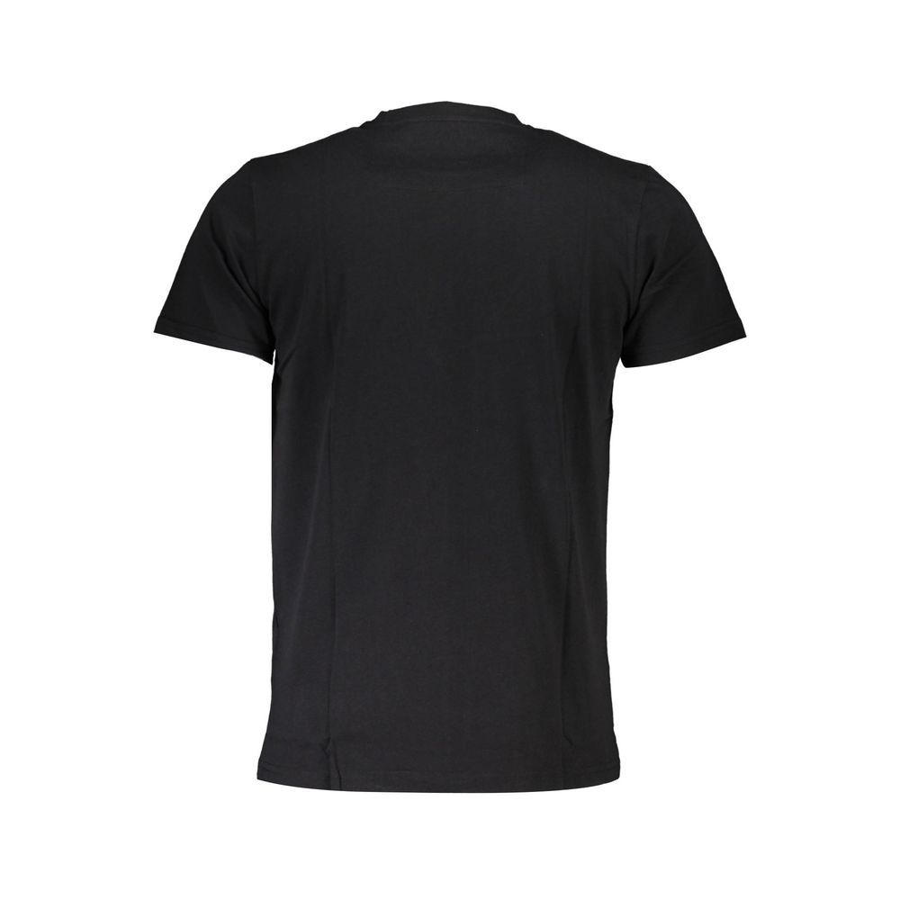 Cavalli Class Black Cotton Men T-Shirt