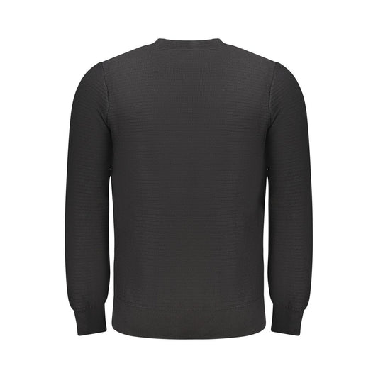 Hugo Boss Schwarzer Baumwollpullover für Männer