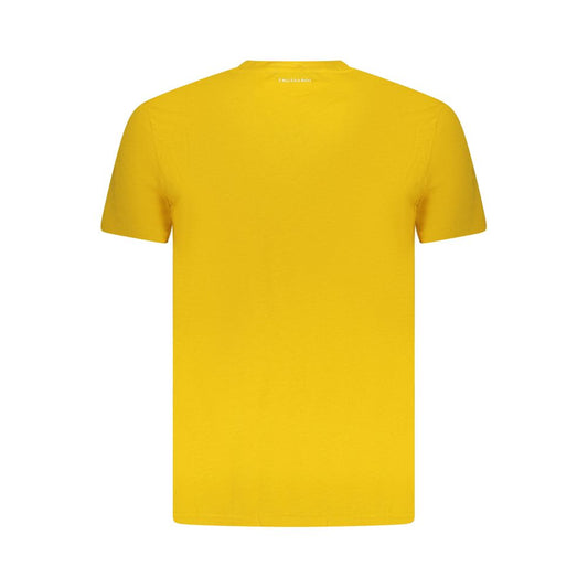 Trussardi Yellow Cotton Men T-Shirt