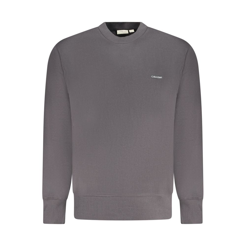 Calvin Klein Schwarzer Baumwollpullover für Männer