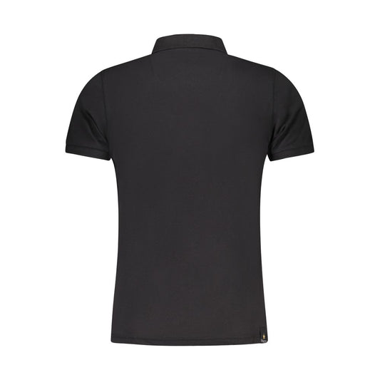 Accademia Militare Black Cotton Men's Polo Shirt