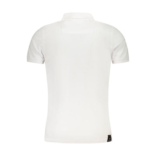 Accademia Militare Bianco Cotton Mens Polo Shirt