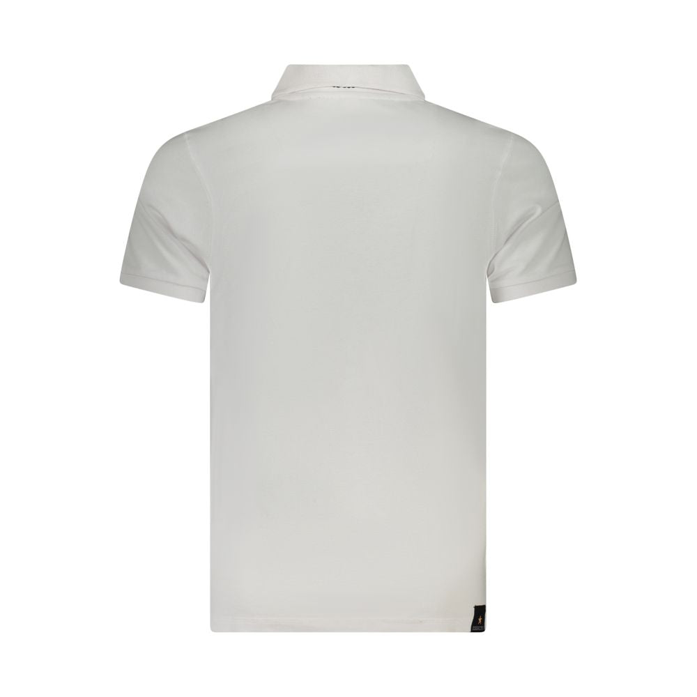 Accademia Militare White Cotton Mens Polo Shirt