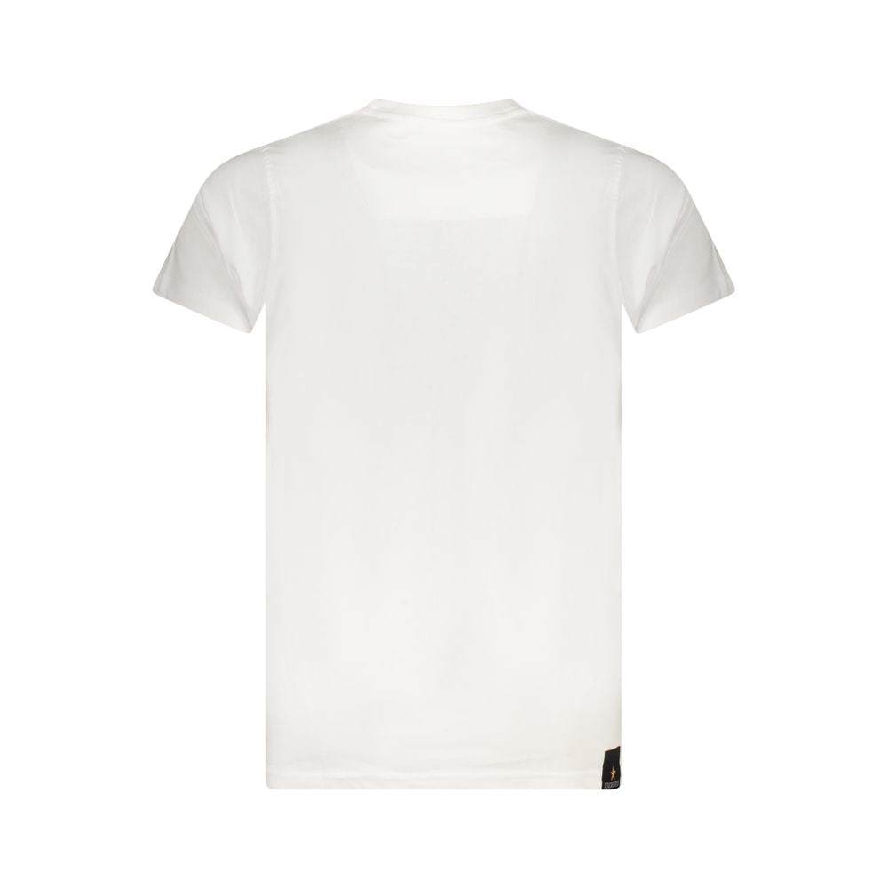 Accademia Militare Bianco Cotton Mens T-Shirt