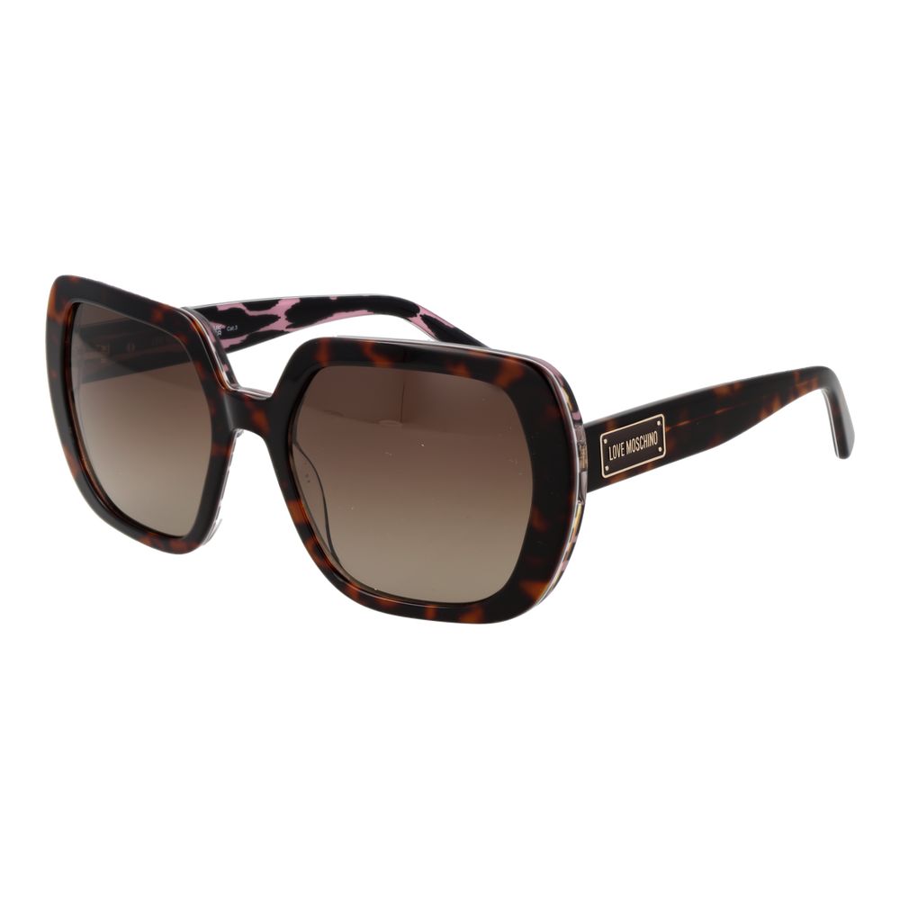 Love Moschino Braun Frauen Sonnenbrille