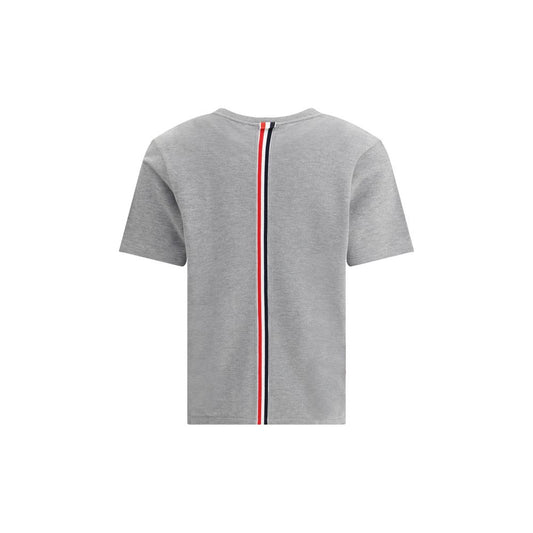 Thom Browne Gray Cotton T-Shirt