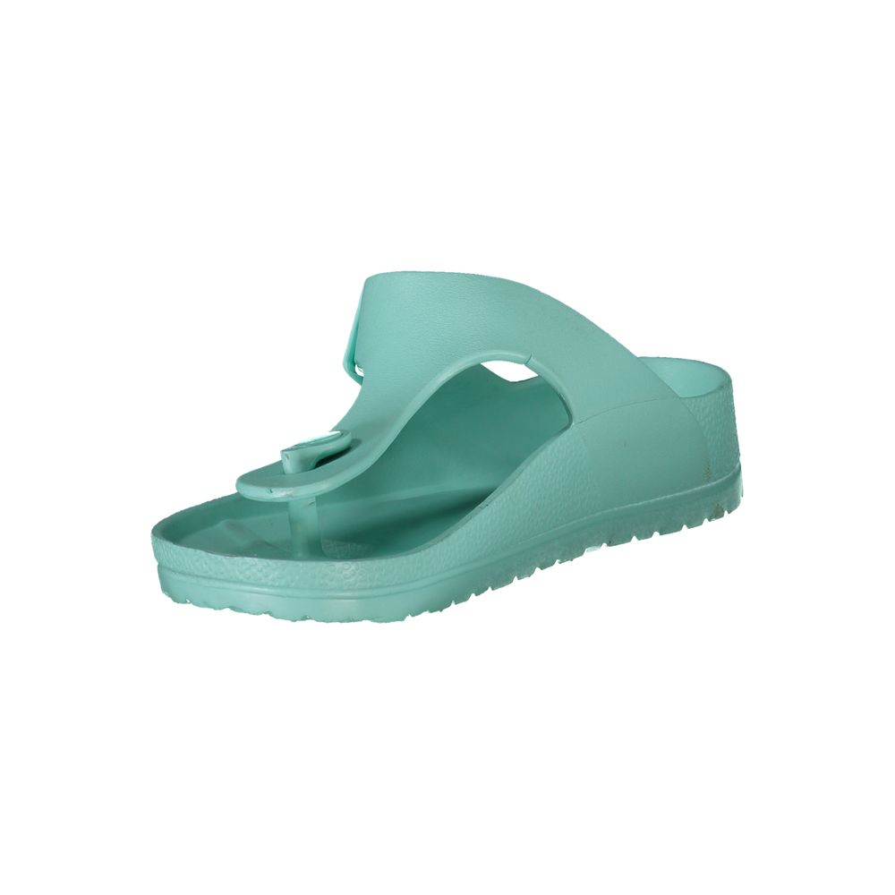 Norway 1963 Blaue Plastik Damen Sandale