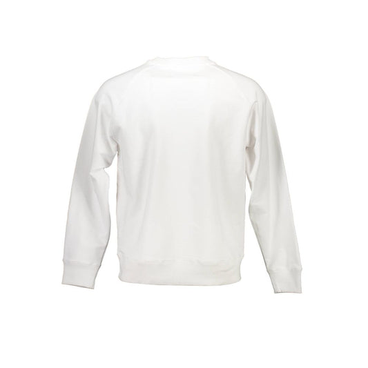 Calvin Klein Weißer Baumwollpullover für Männer
