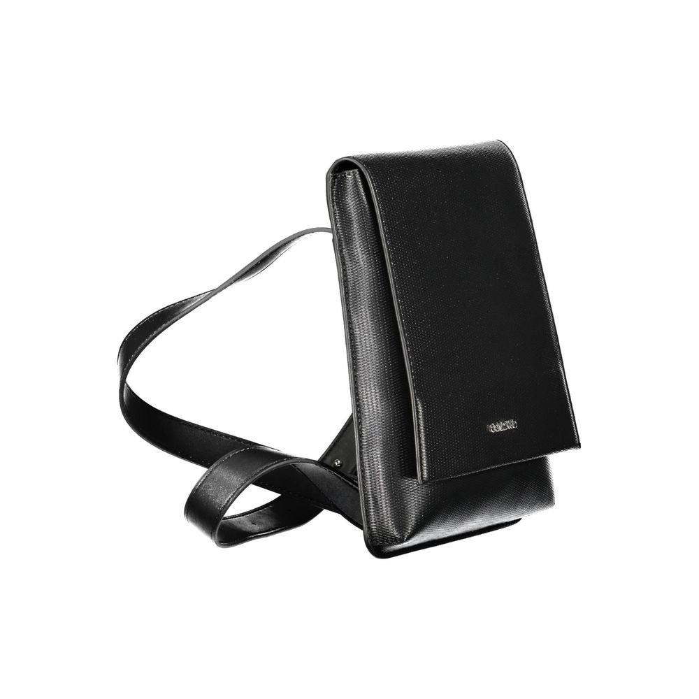 Calvin Klein Black Polyurethane Men Shoulder Bag