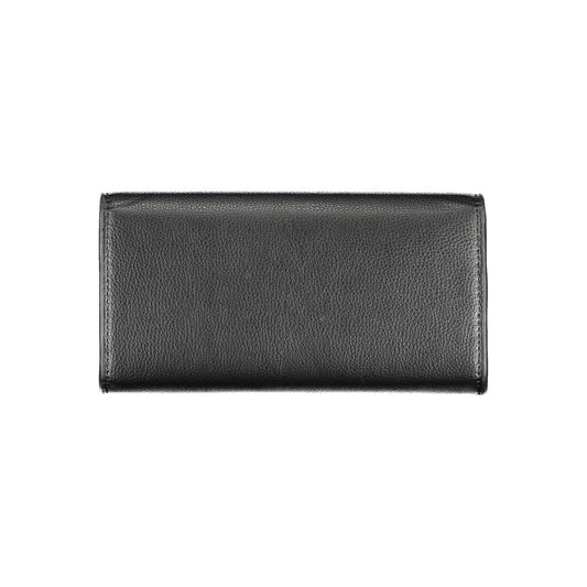 Tommy Hilfiger Black Polyurethane Women's Wallet