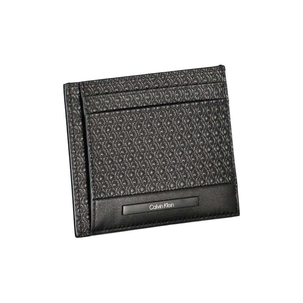 Calvin Klein Black Leather Mens Card Holder