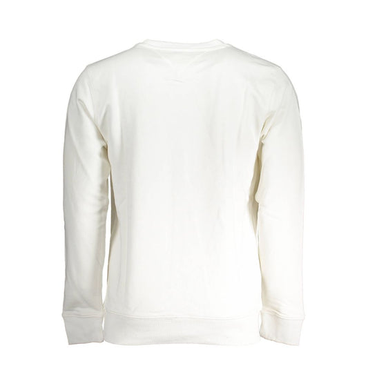 Tommy Hilfiger Weißer Baumwollpullover für Männer