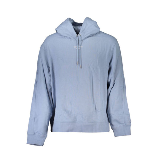 Calvin Klein Blauer Baumwollpullover für Männer