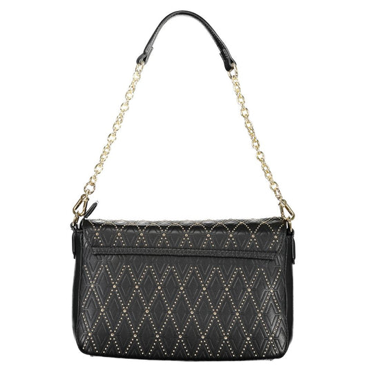 Mario Valentino Black Polyurethane Women Handbag
