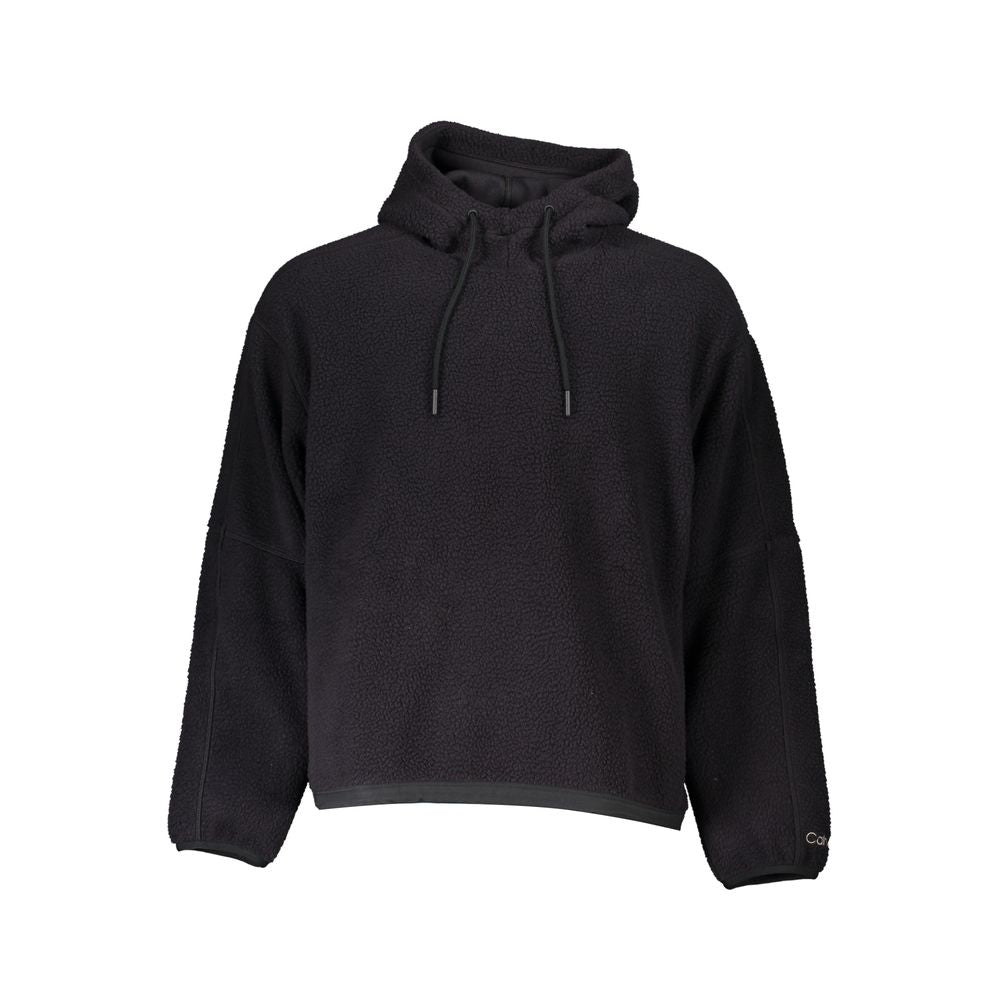 Calvin Klein Schwarzer Polyester Herren Pullover mit Kapuze