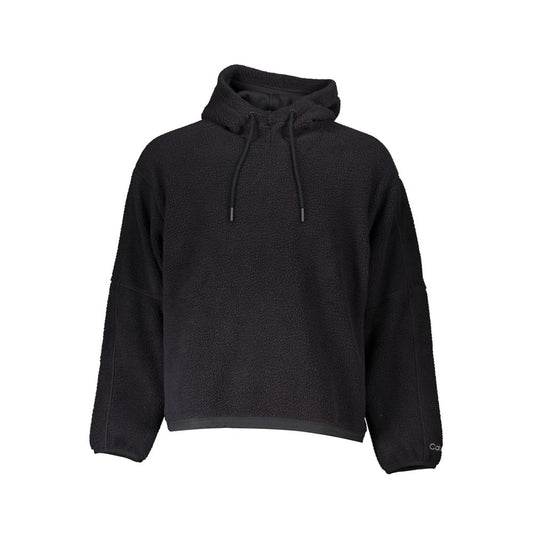 Calvin Klein Schwarzer Polyester Herren Pullover mit Kapuze
