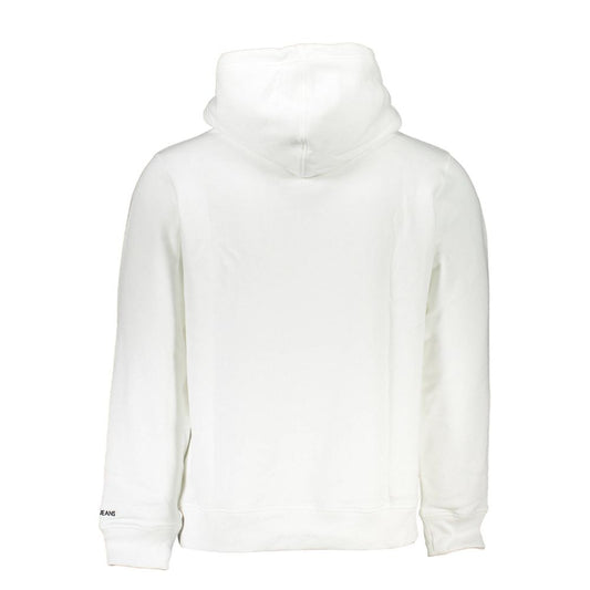 Calvin Klein Weißer Baumwollpullover mit Kapuze für Männer