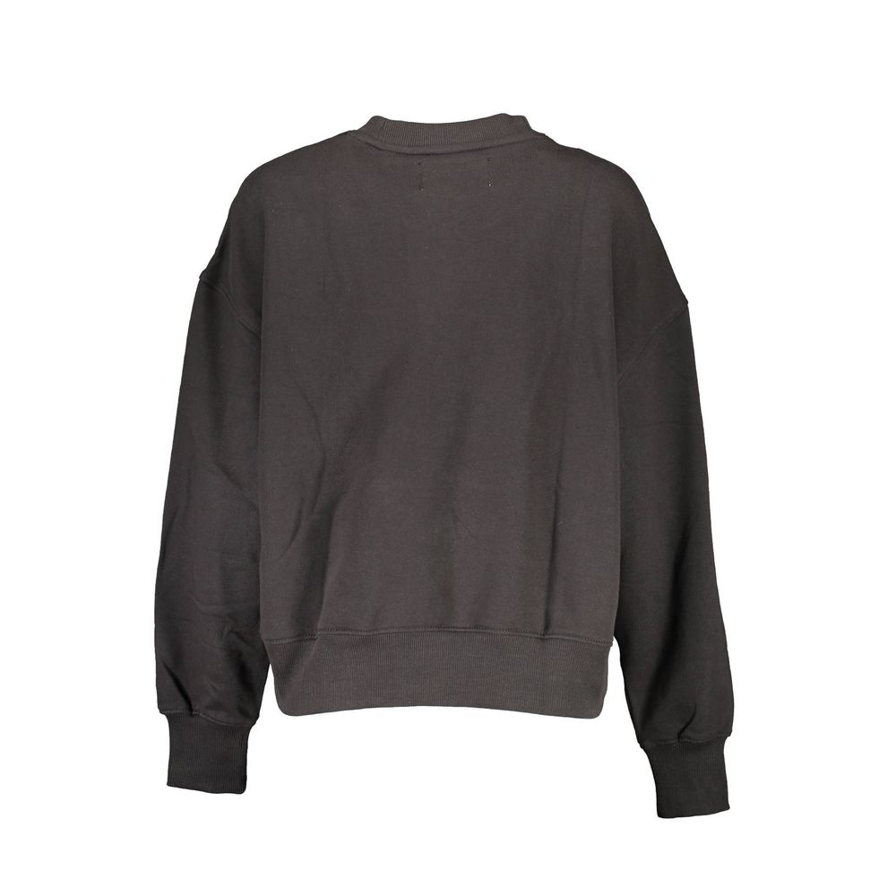 Calvin Klein Schwarzer Baumwollpullover für Frauen