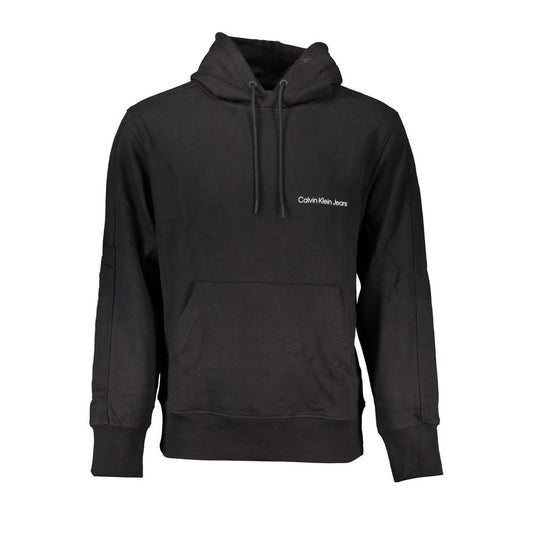 Calvin Klein Schwarzer Baumwollpullover für Männer