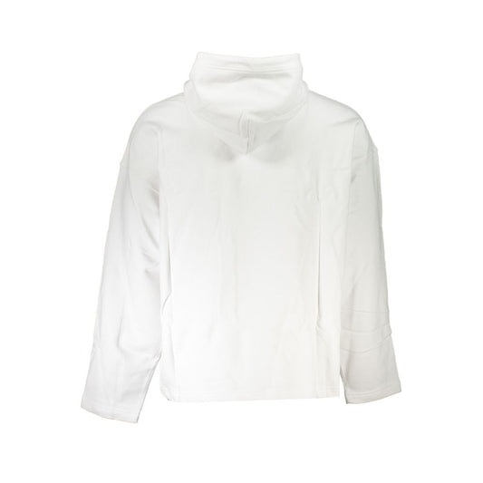 Calvin Klein Weißer Baumwollpullover für Männer