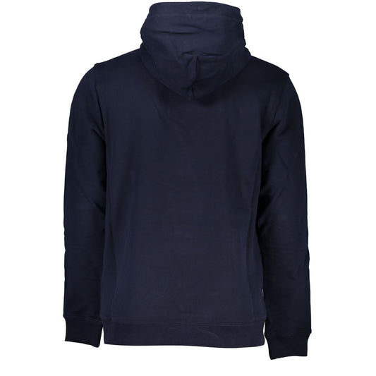 Tommy Hilfiger Blauer Baumwollpullover für Männer mit Kapuze