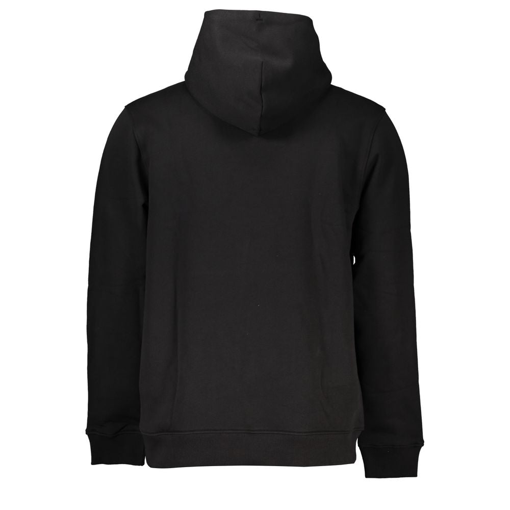 Tommy Hilfiger Schwarzer Baumwollpullover für Männer mit Kapuze
