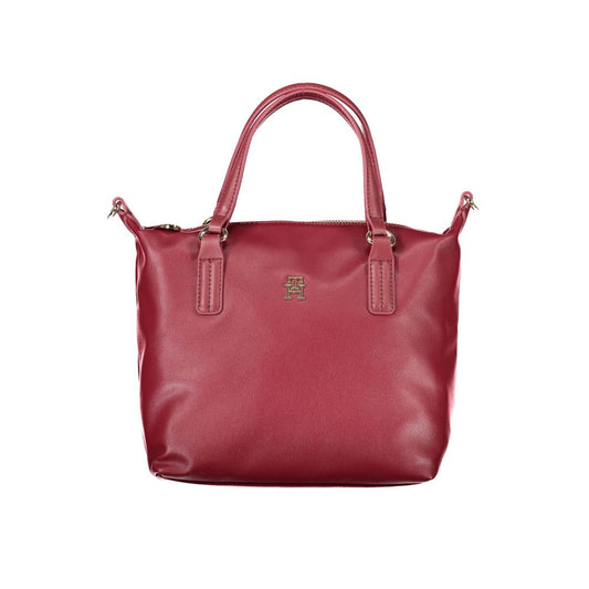 Tommy Hilfiger Rote Polyester-Handtasche