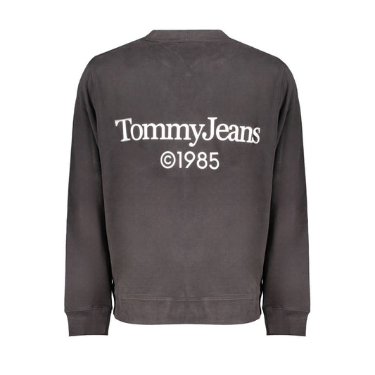 Tommy Hilfiger Schwarzer Baumwollpullover für Männer