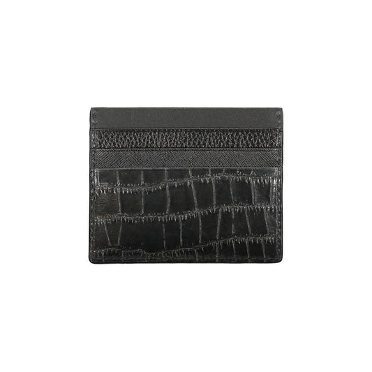 Tommy Hilfiger Black Leather Men Wallet