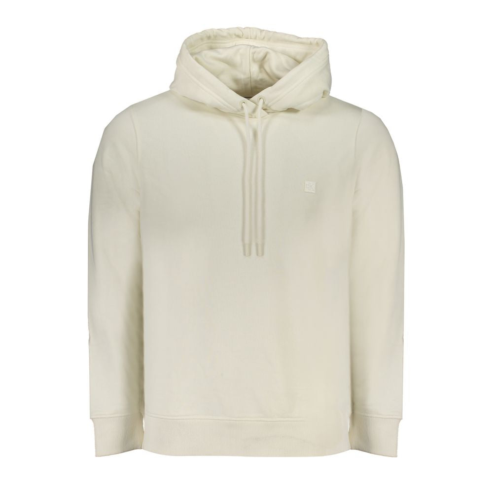 Calvin Klein Weißer Baumwollpullover für Männer