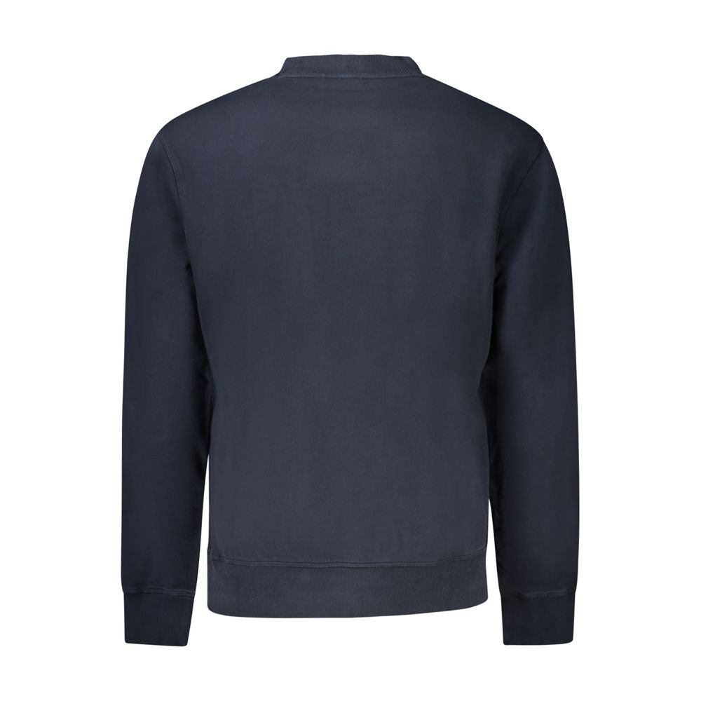 Hugo Boss Blu Cotton Men Sweatshirt