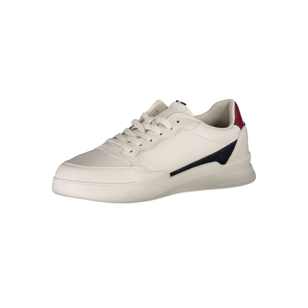 Tommy Hilfiger White Leather Mens Sneaker
