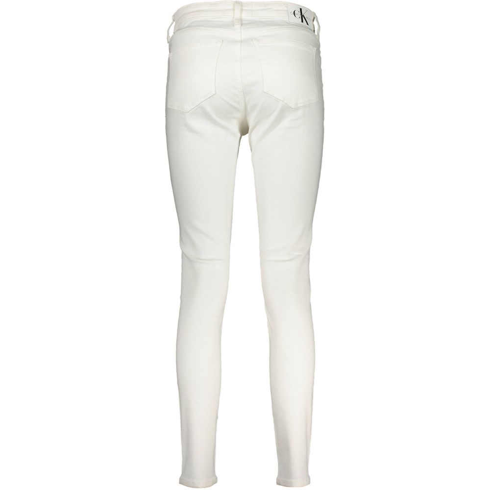 Calvin Klein Weiße Baumwolle Frauen Jeans