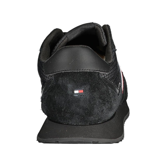 Tommy Hilfiger Nero Leather Men Sneaker