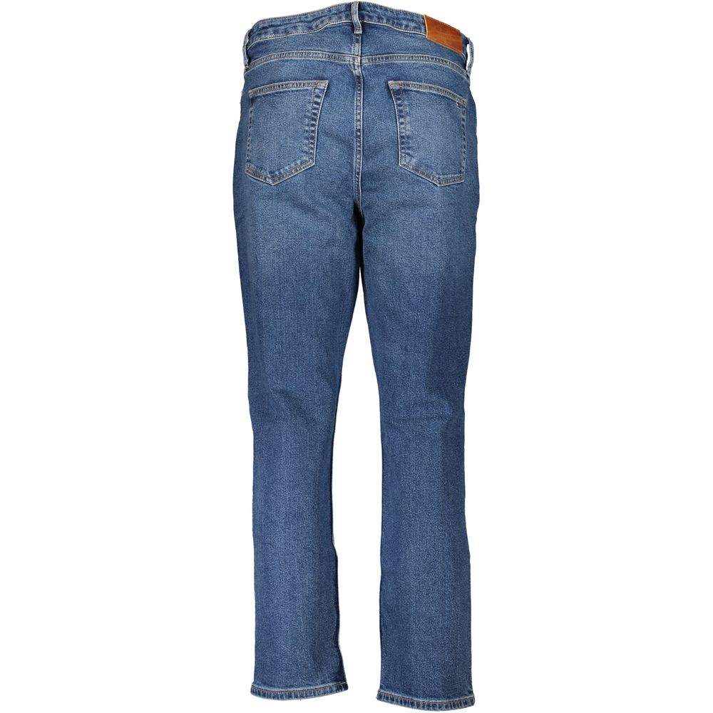 Tommy Hilfiger Blue Cotton Slim Fit Jeans