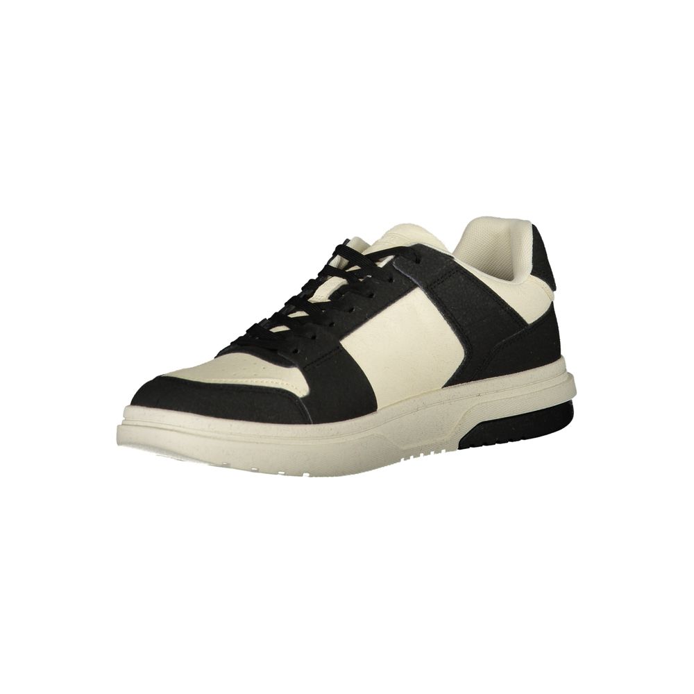 Tommy Hilfiger Black Polyester Athletic Sneakers