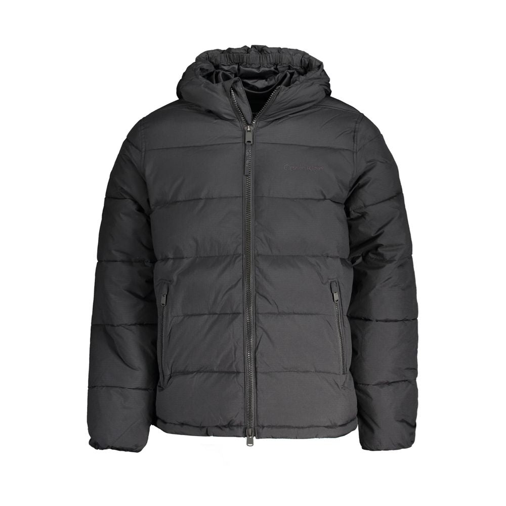 Calvin Klein Schwarze Nylon Herren Jacke