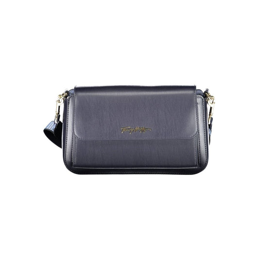 Tommy Hilfiger Blaue Polyethylen-Handtasche