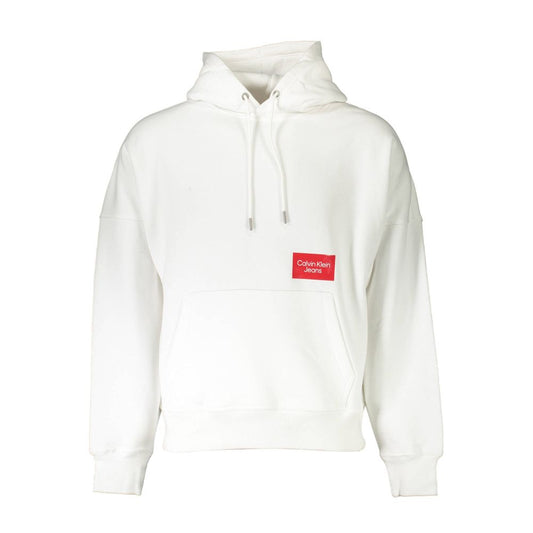 Calvin Klein Weißer Baumwollpullover für Männer