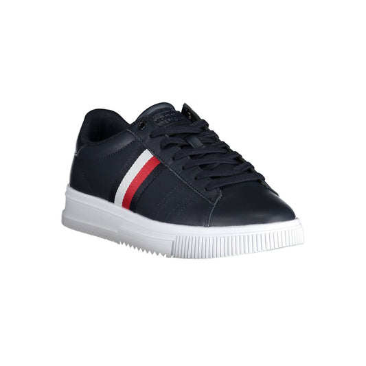 Tommy Hilfiger Blue Polyester Athletic Sneakers