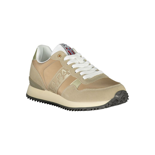 Napapijri Beige Polyester Athletic Sneakers