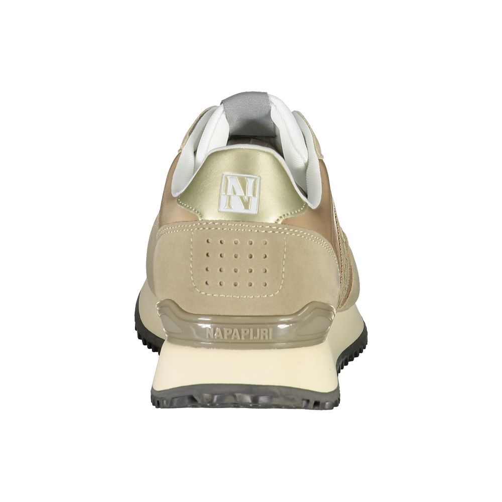 Napapijri Beige Polyester Athletic Sneakers
